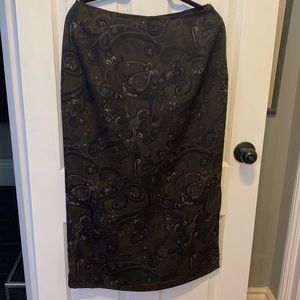 Long paisley skirt, lined